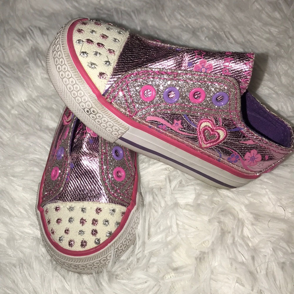 Pink Sparkle Shoes